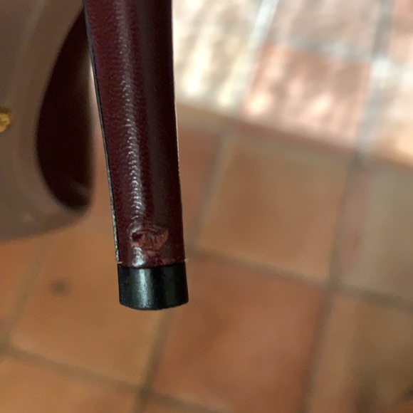 🏆🎖SOLD ELSEWHERE!🎖🏆Gorgeous Gucci Brown Stud Toe Heels TWO SIZE SHOES - Picture 9 of 9